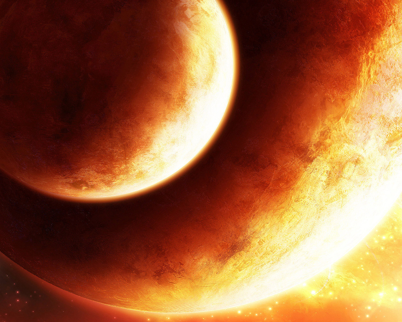 Близкая орбита двух планет