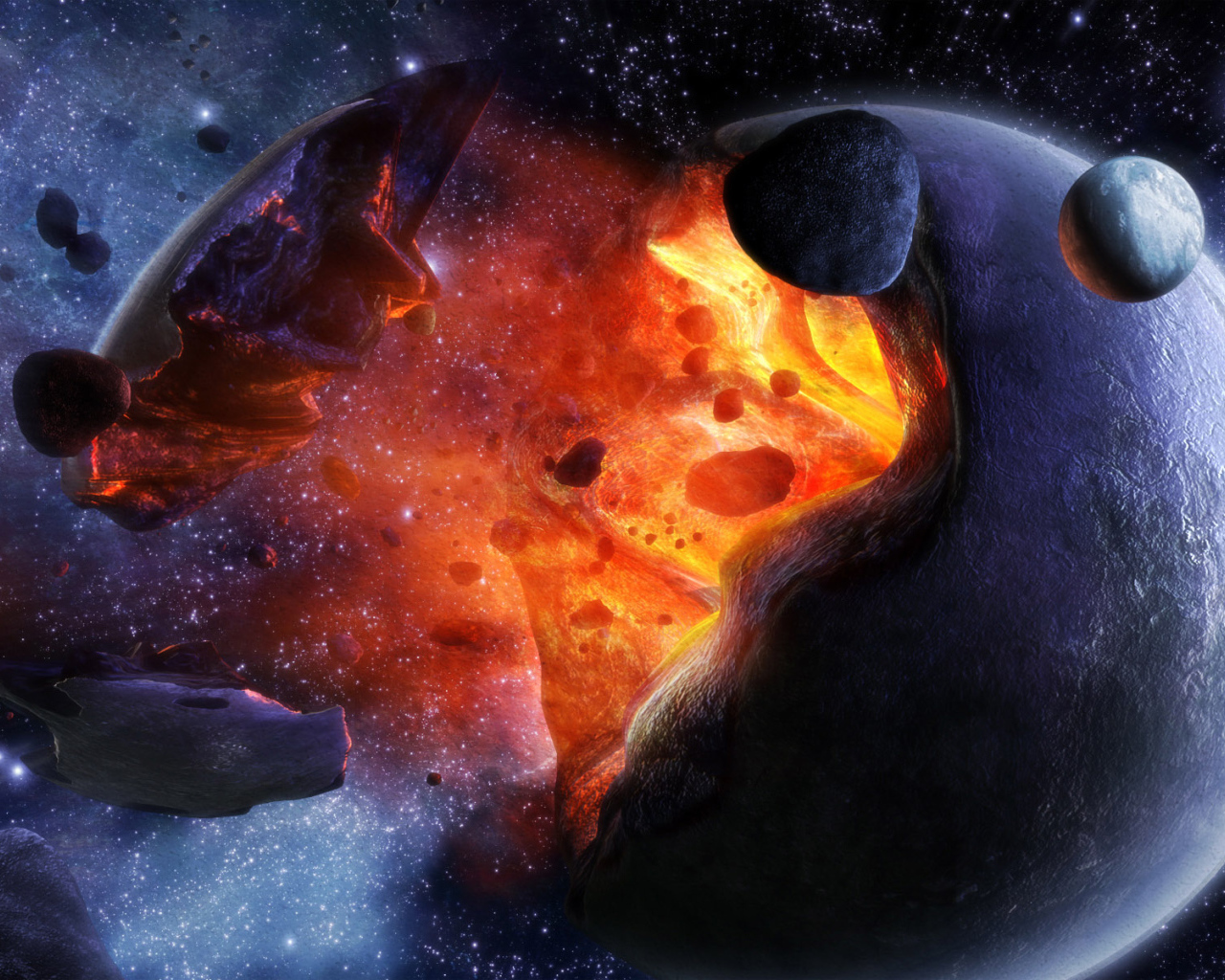 Взрыв планеты