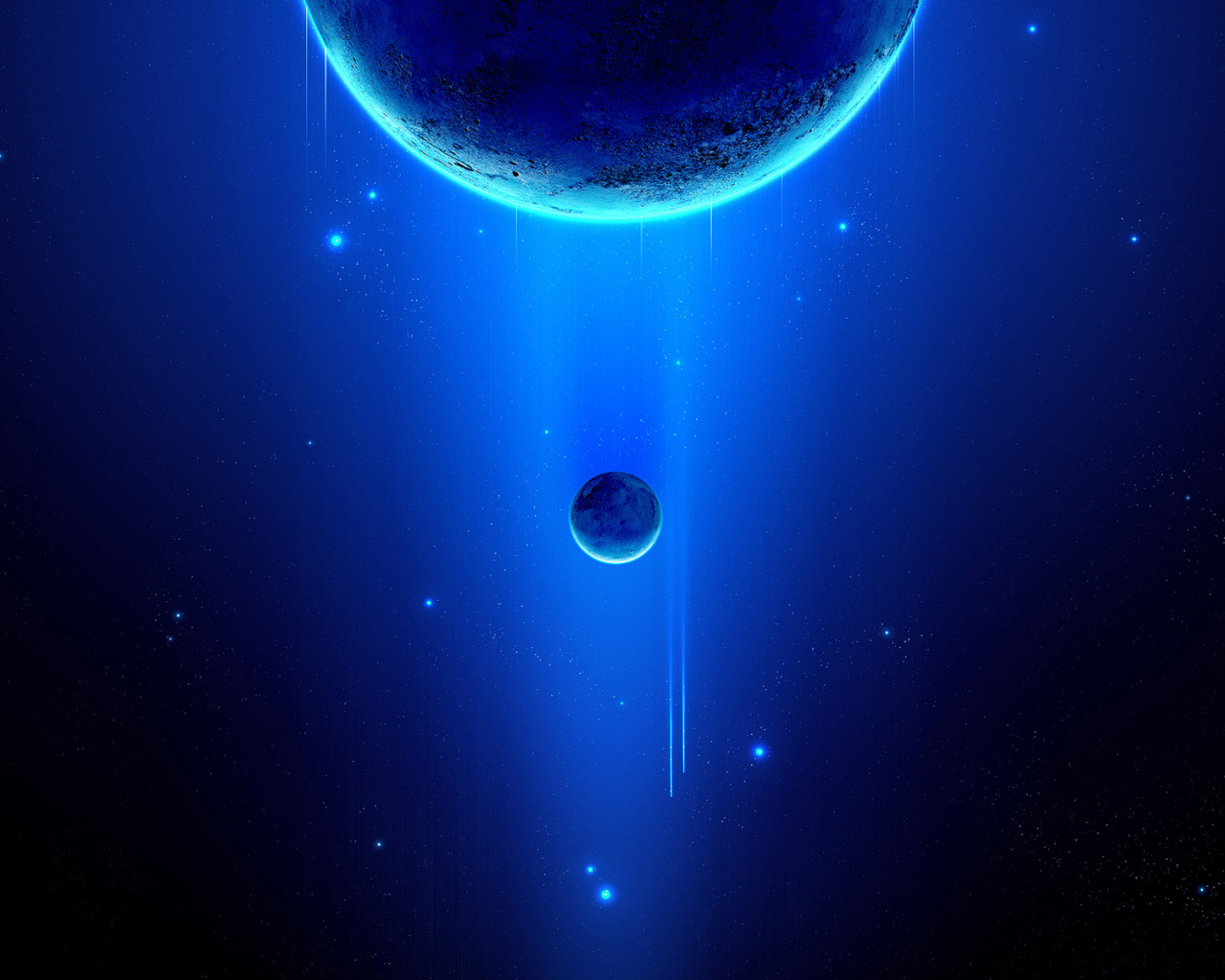 Два голубых карлика