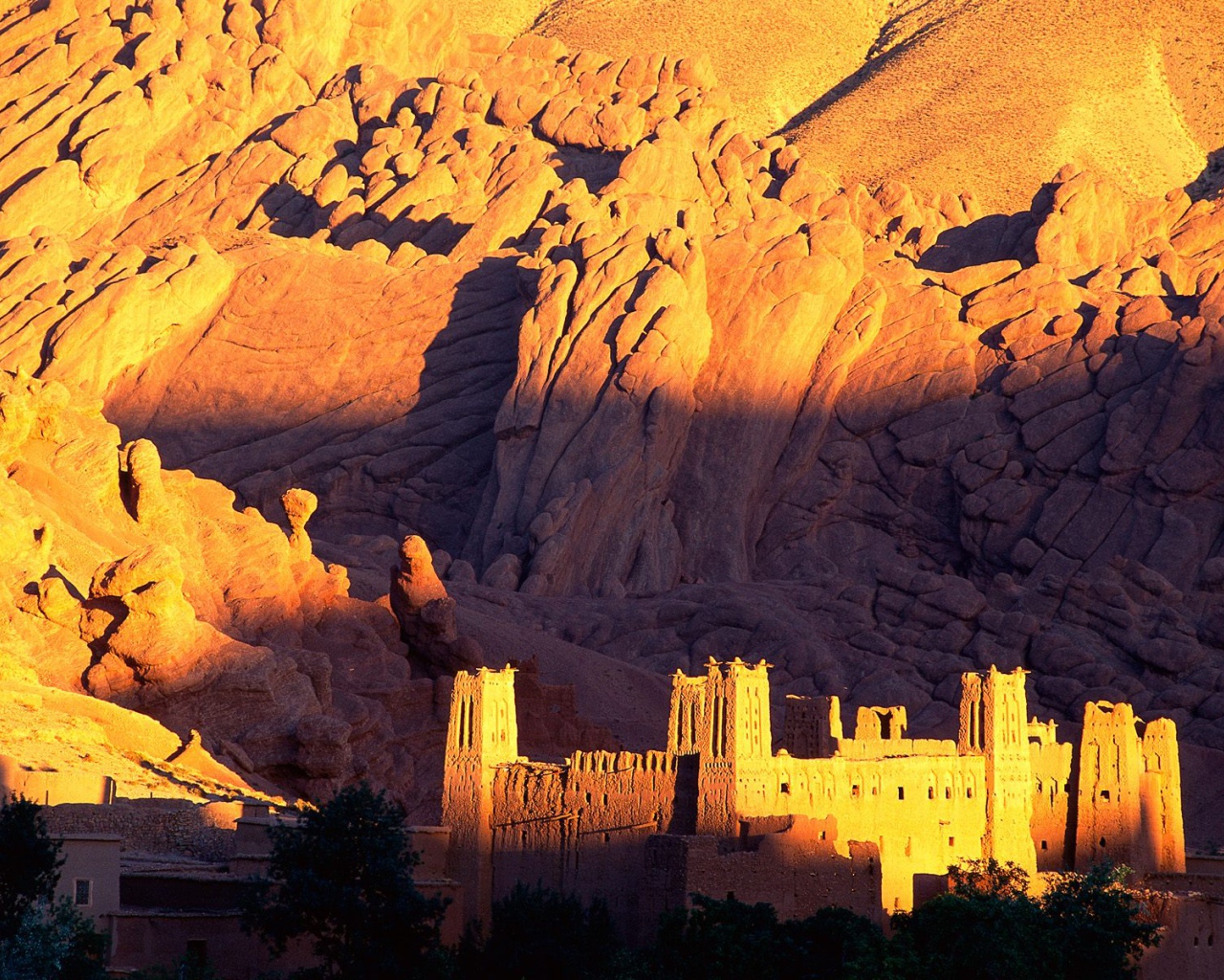 Руины Касбах / Ущелье Дадес / Марокко / Африка