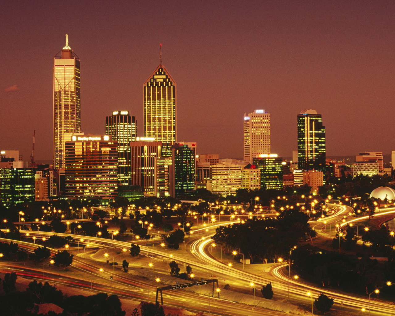 Вид на Kings Park