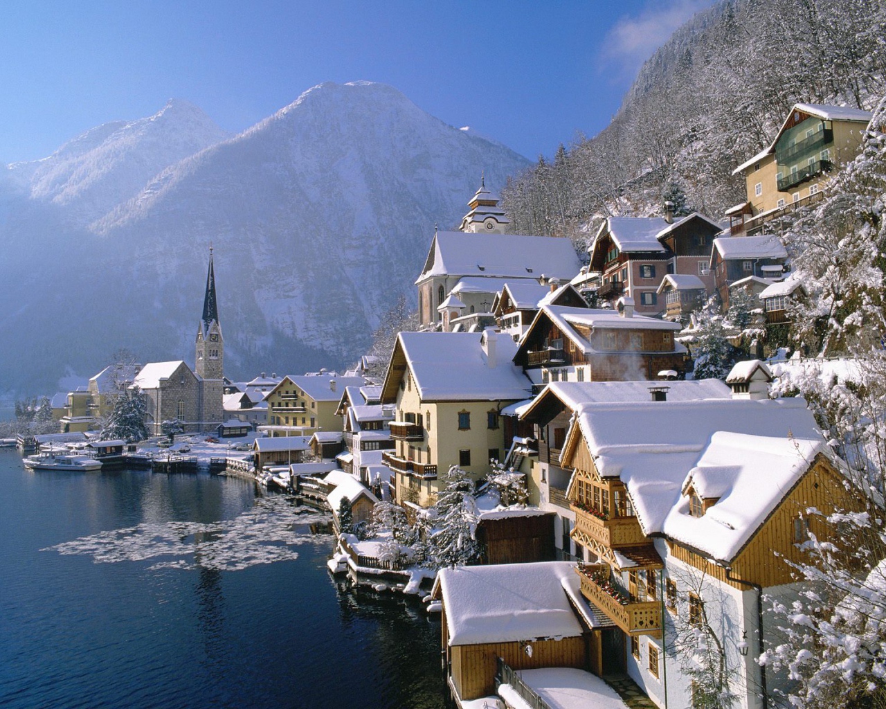 Hallstatt зимой