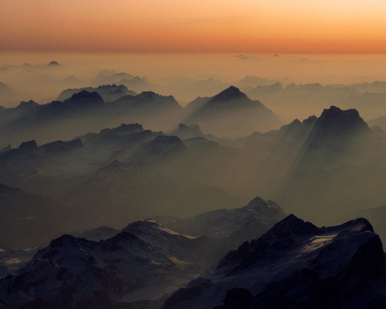 Туманные пики, Альпы, Австрия