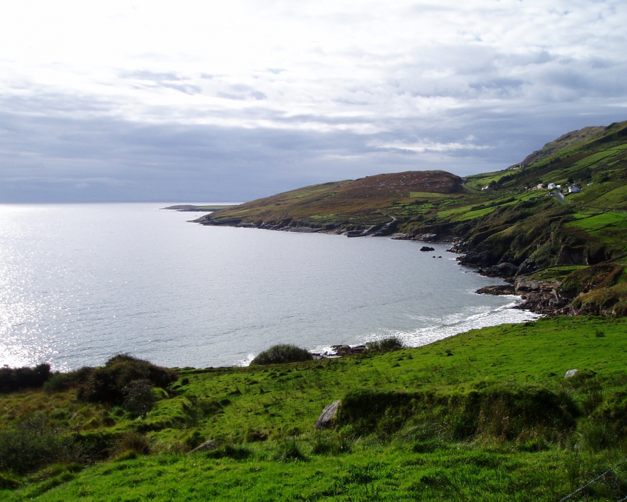 На побережье Ирландского озера