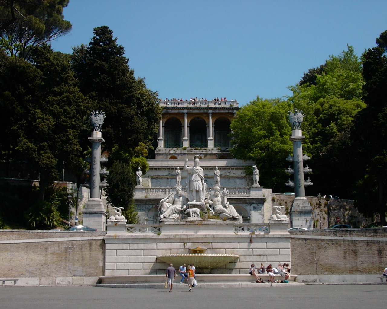 Terrazza del Pinicio - Скульптуры Италии