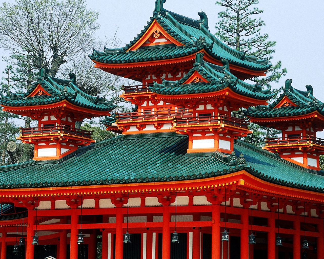 Святыня Heian, Киото, Япония