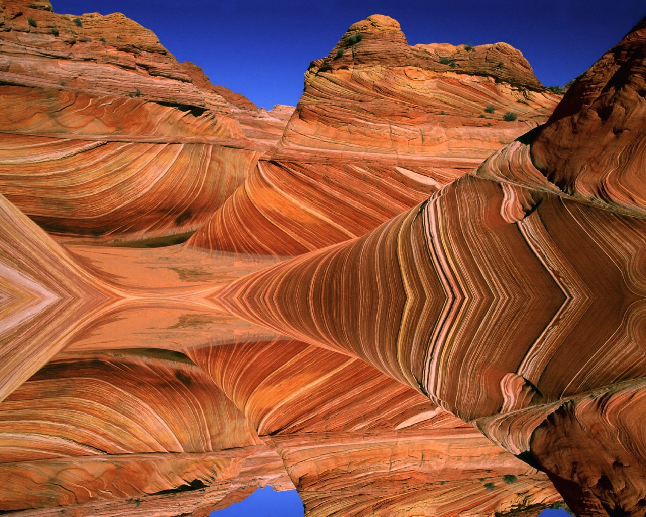 Циркулирующий Песчаник / Каньон Paria / Аризона / США