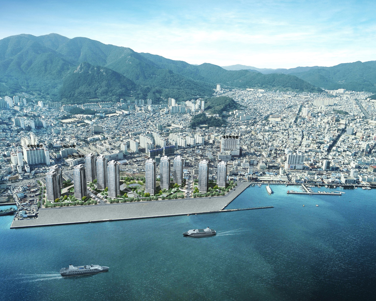 Прибрежный город