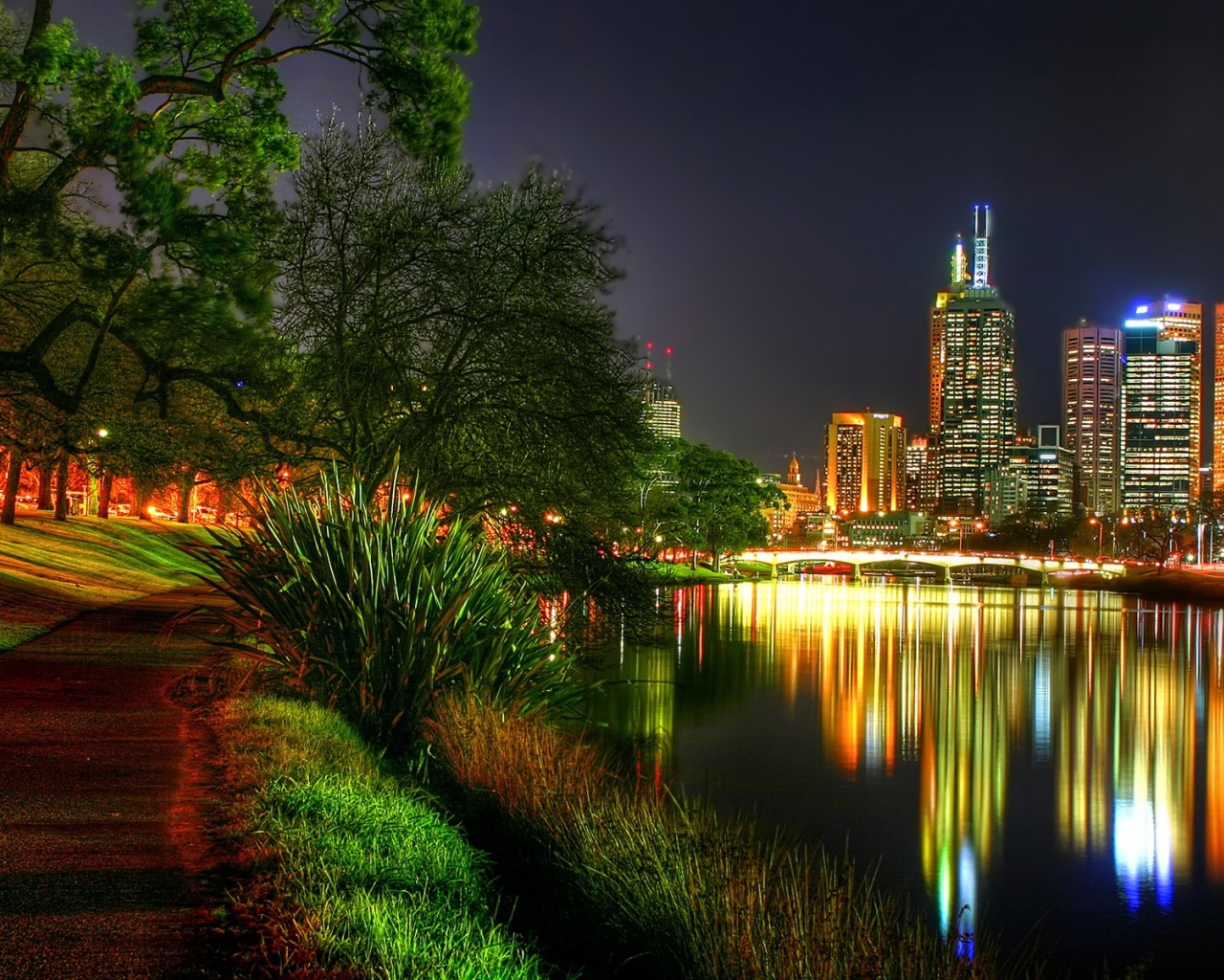 Городские огни ночи