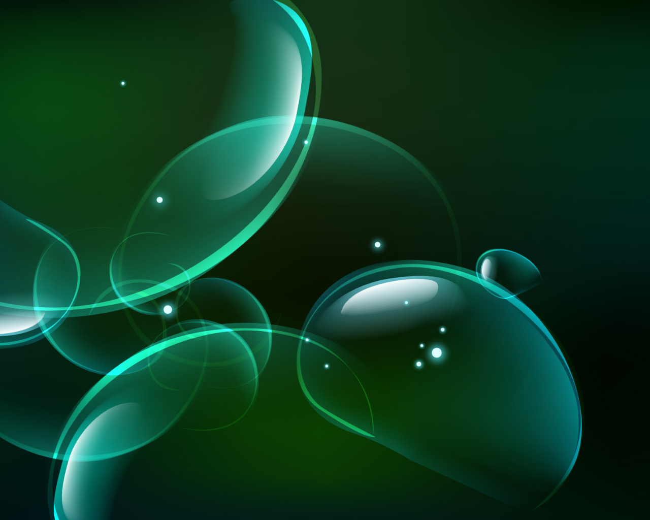 Зеленые мыльные пузыри