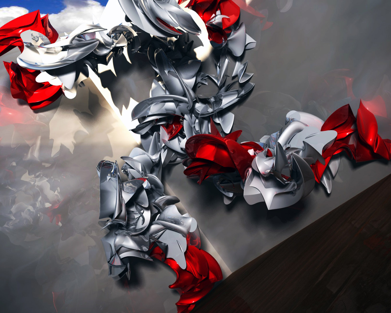 Металлические лепестки