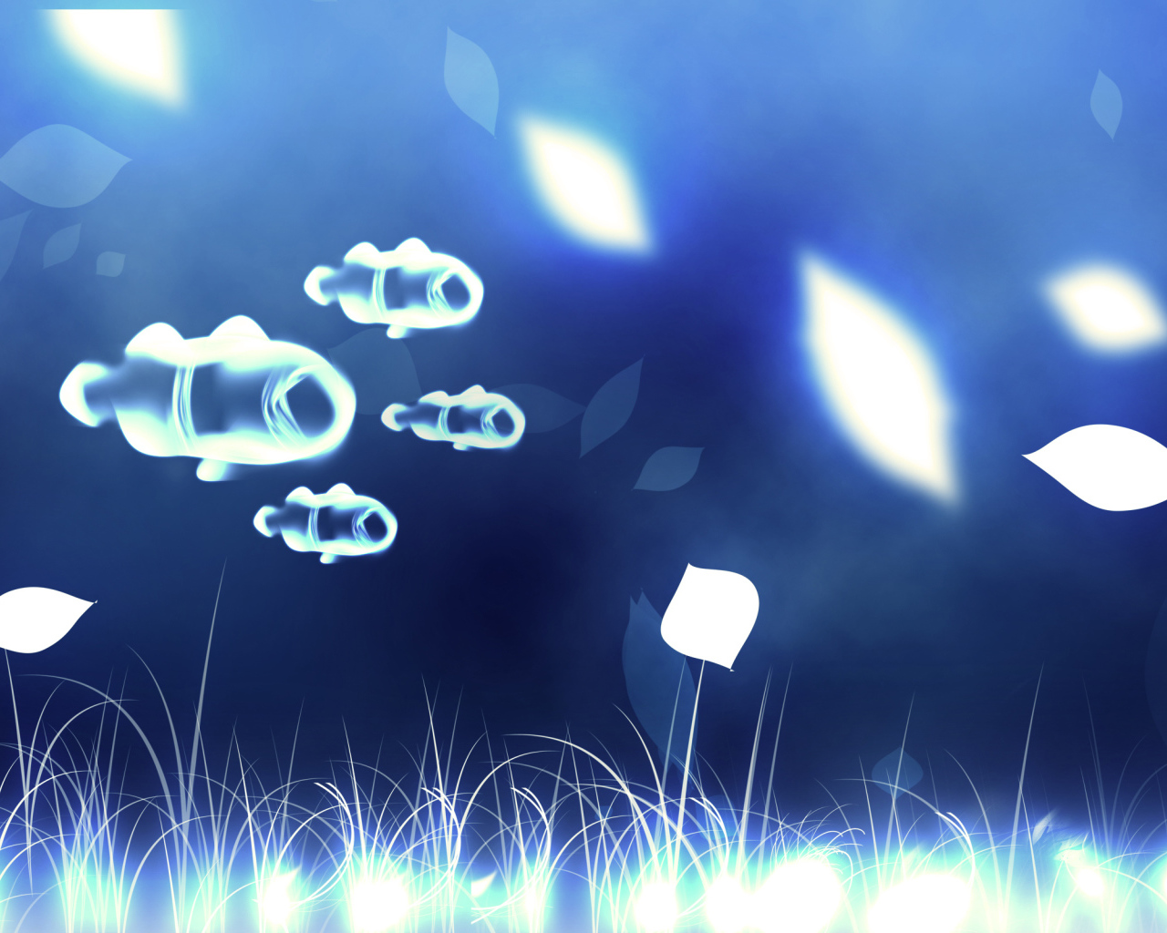 Неоновые рыбки