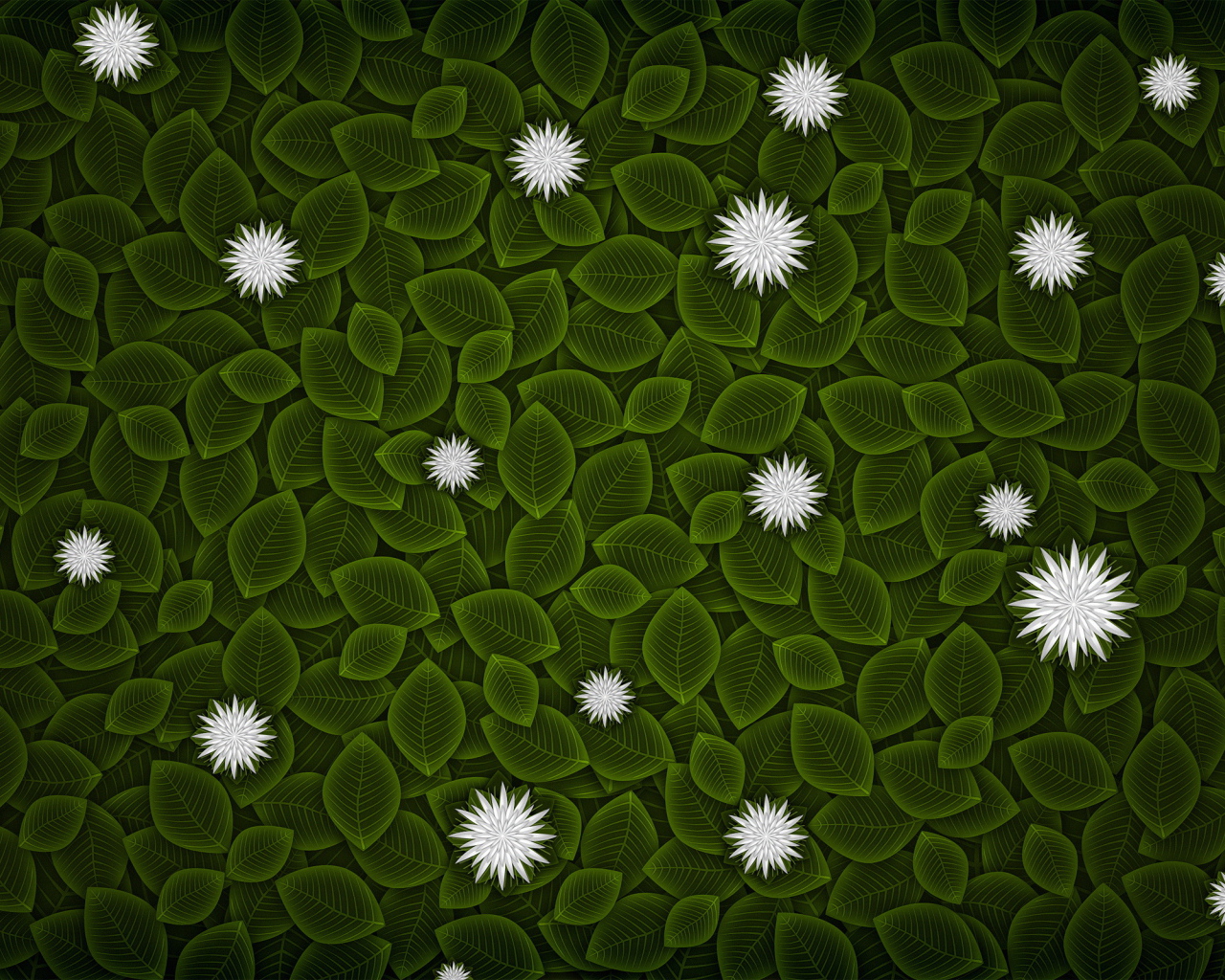 Текстура зеленых листьев