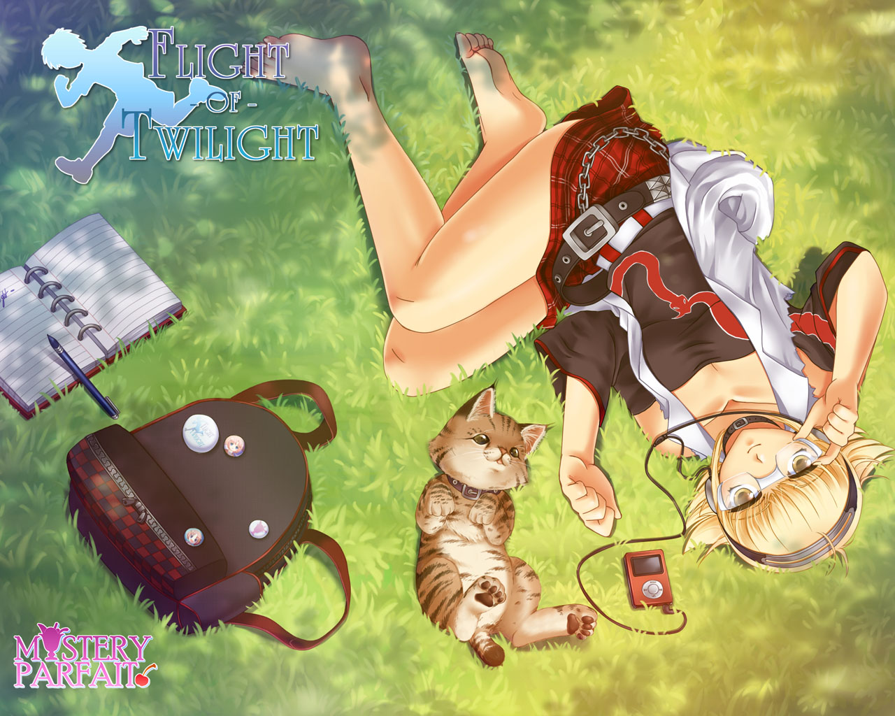 Школьница аниме