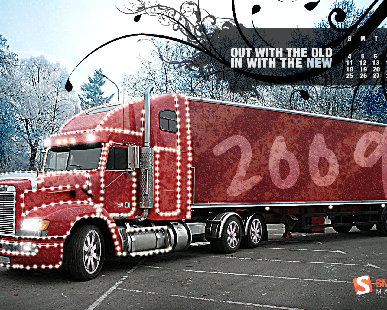 Новогодний фургон