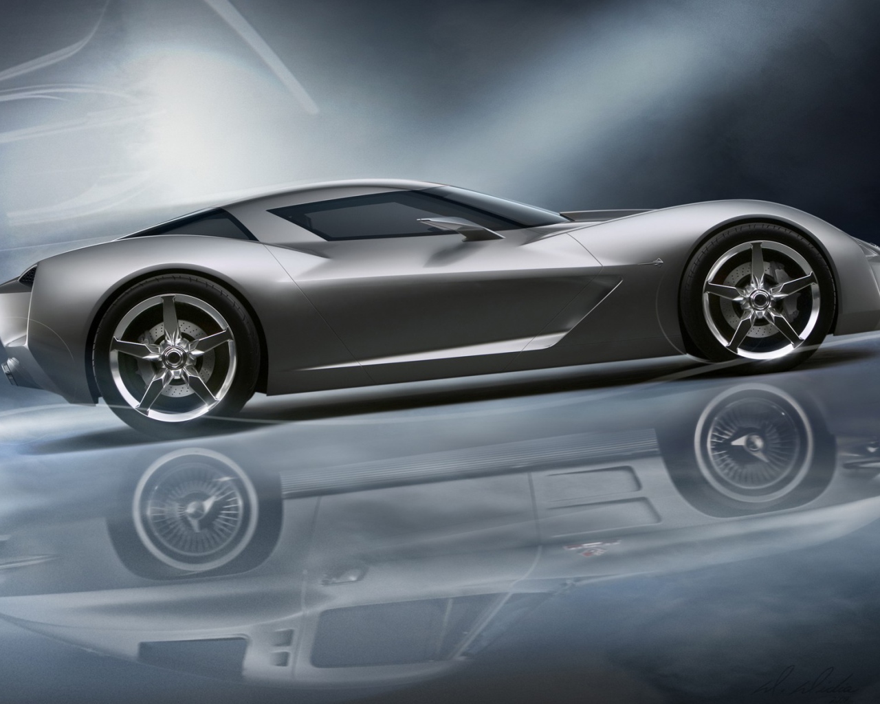 Быстрый спортивный автомобиль