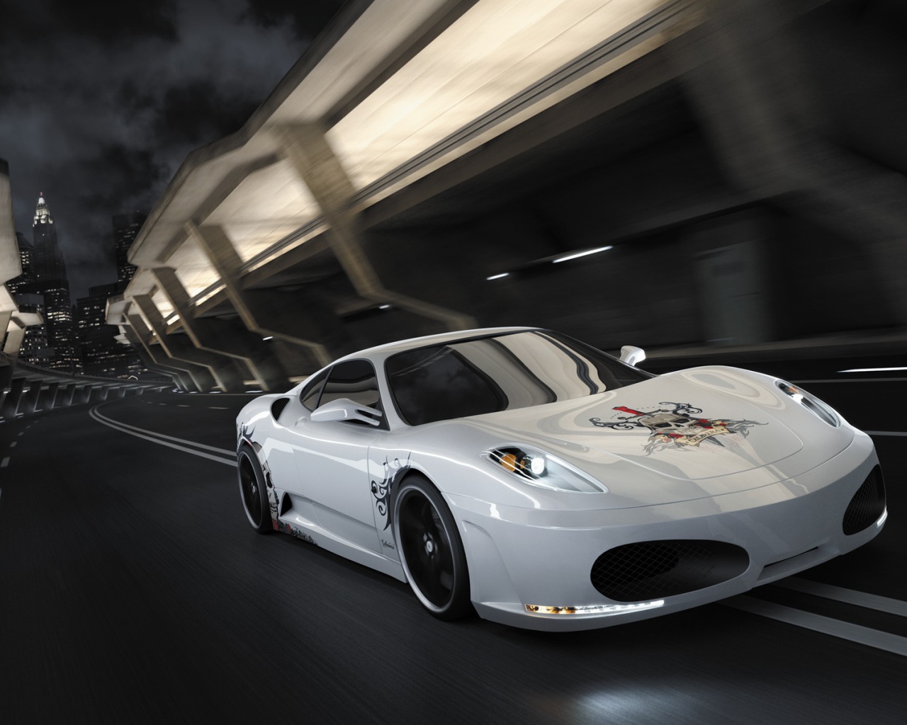 Крутая аэрография на машине