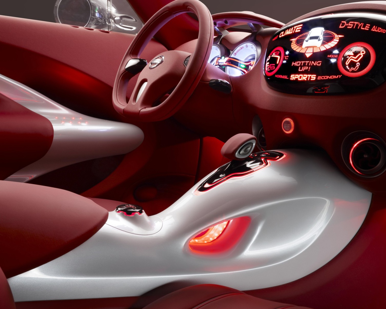 Стильный салон автомобиля