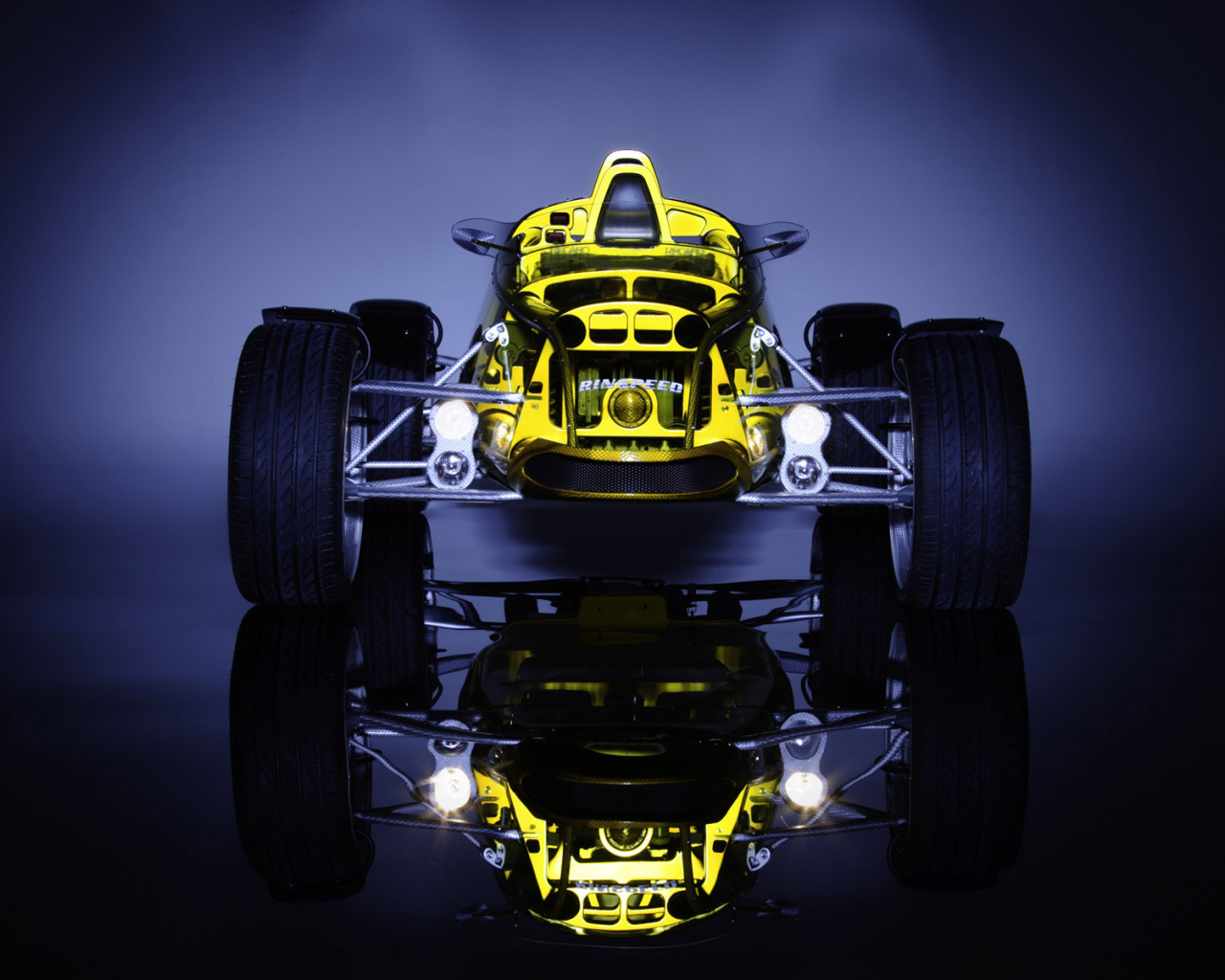 Желтый концепт авто