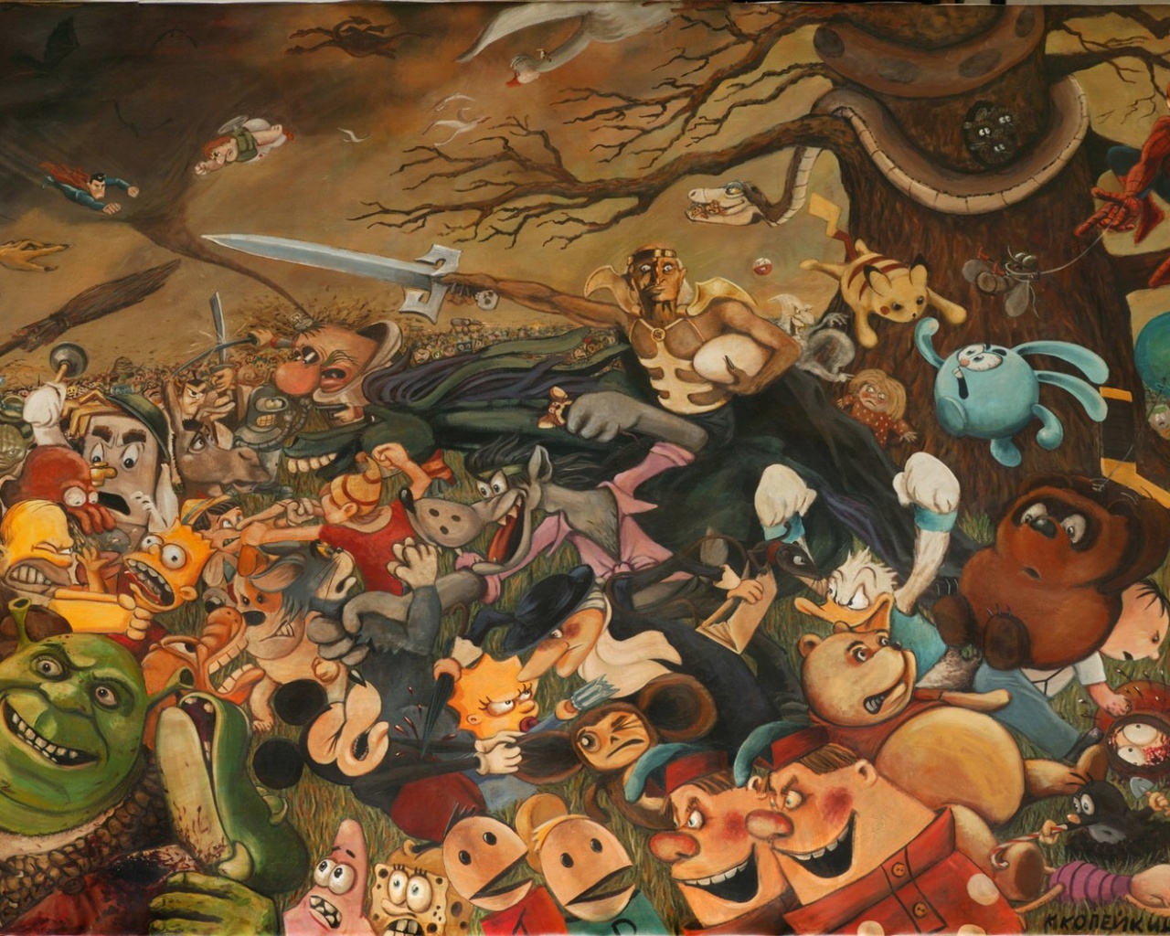 Герои мультфильмов