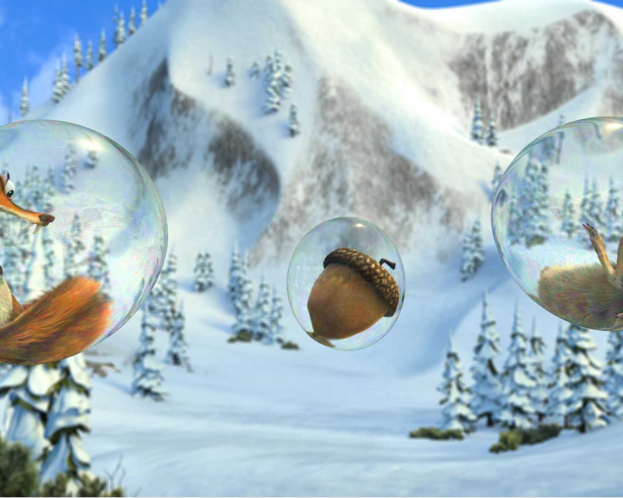 Белки в пузырях Ice Age