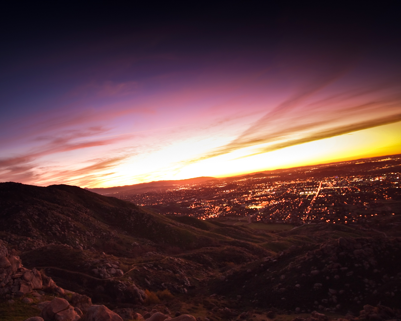 Городской закат