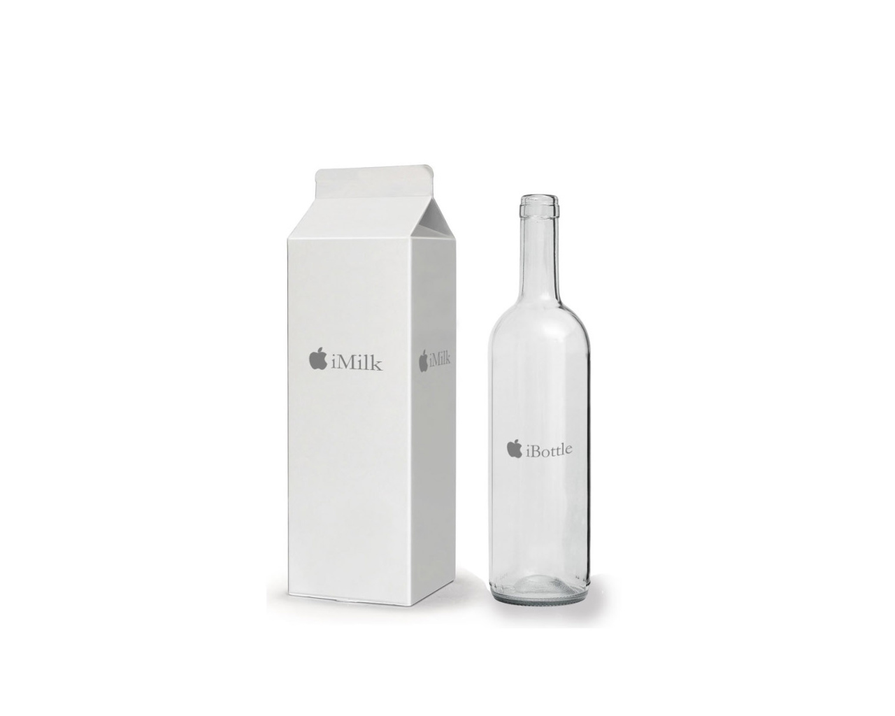 Apple iMilk и iBottle