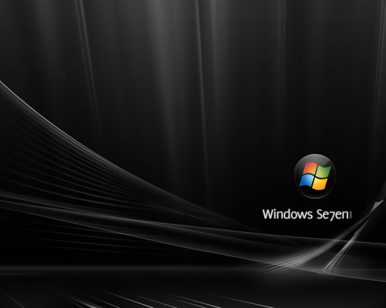 Microsoft Windows 7 black lines