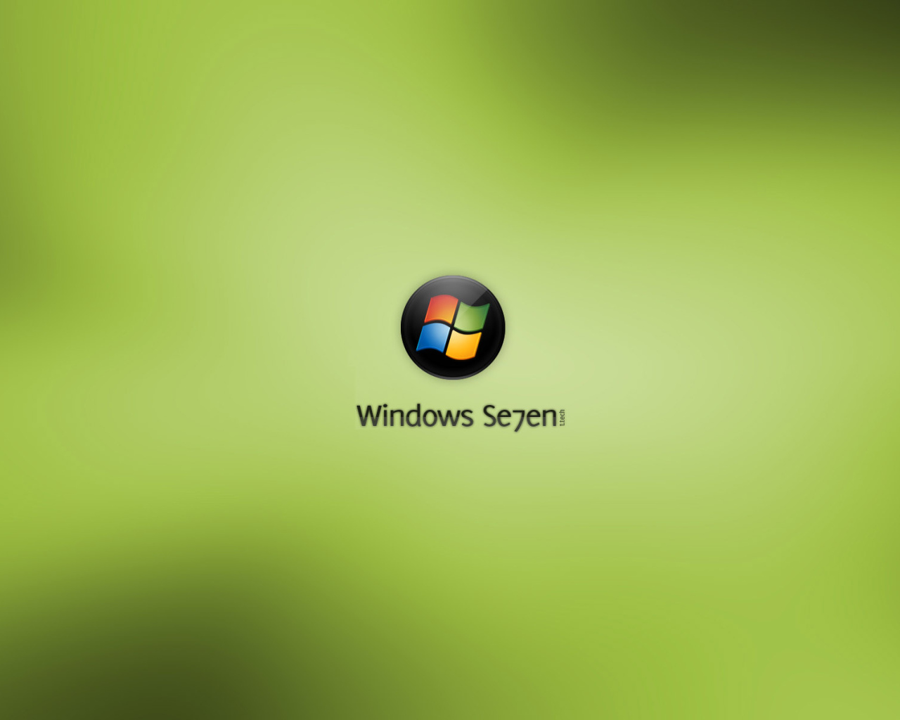 windows 7 apple green