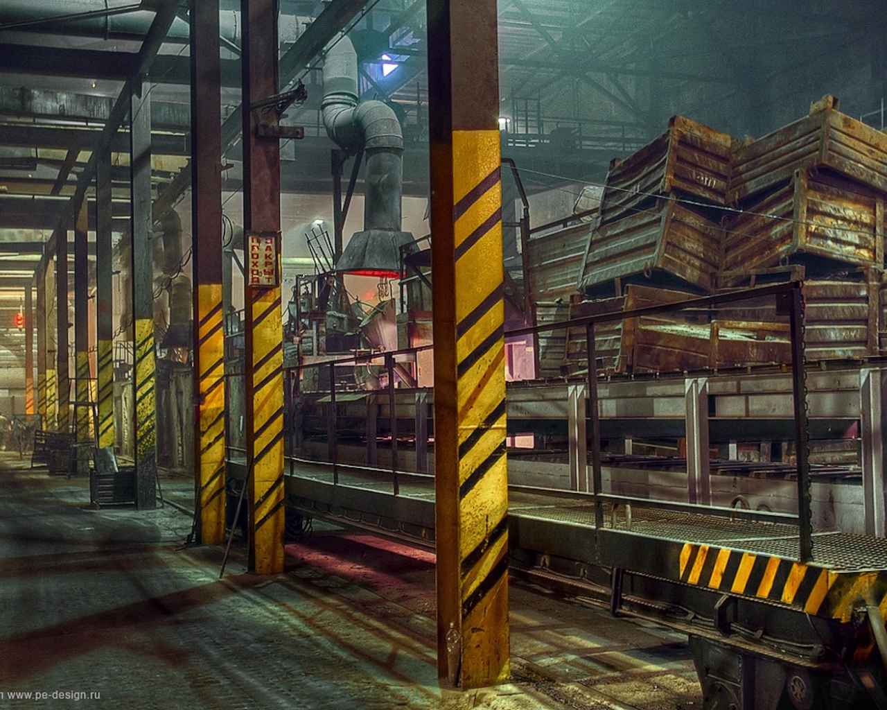 Фабрика завод цех