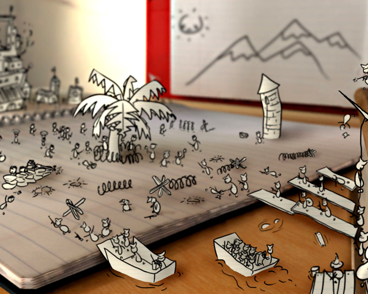 Нарисованный мир