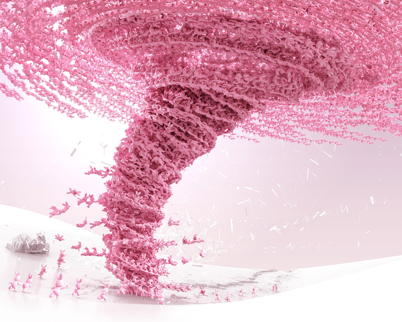 Розовый смерч