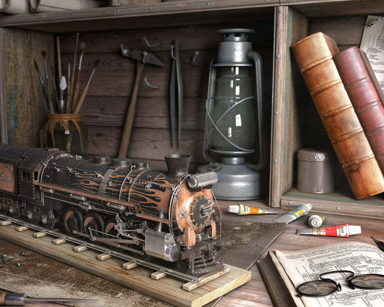 Игрушечный поезд