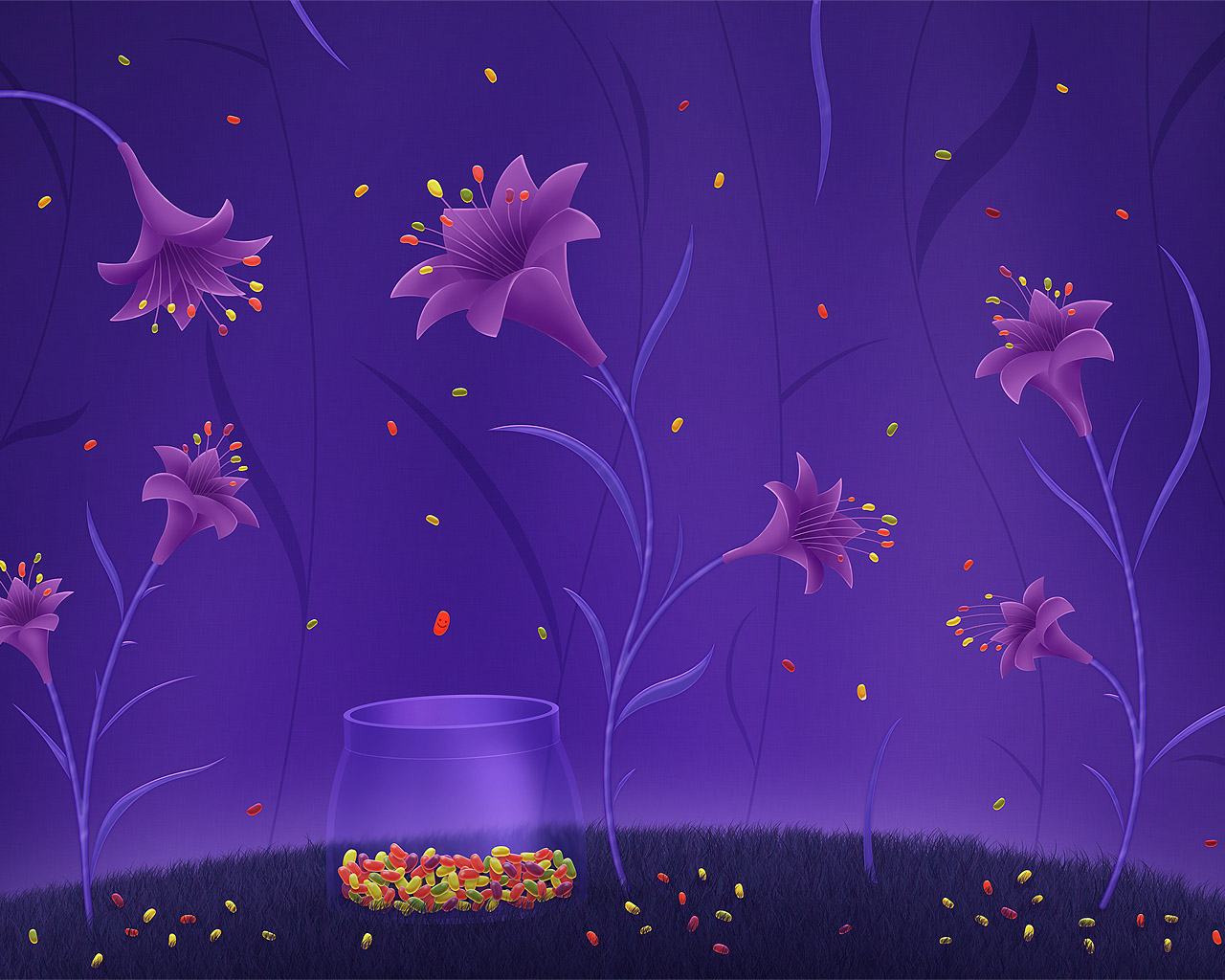 Цветы конфеты