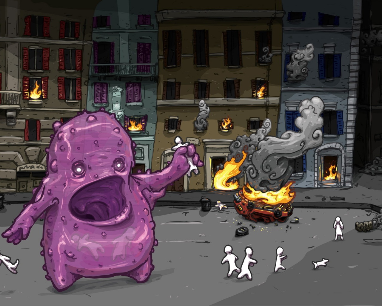 Монстр в городе