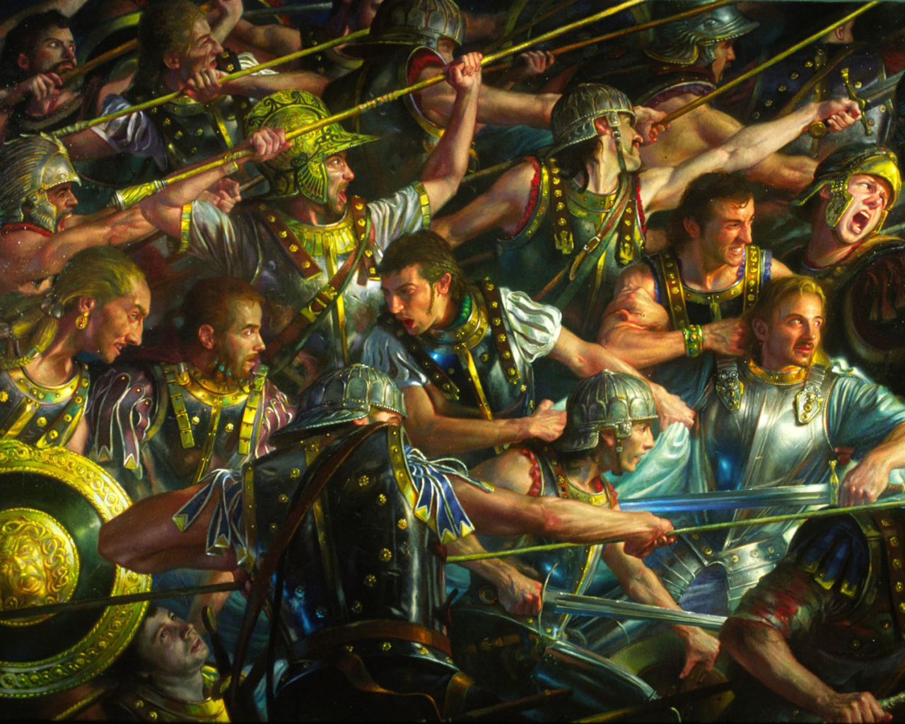 На поле битвы