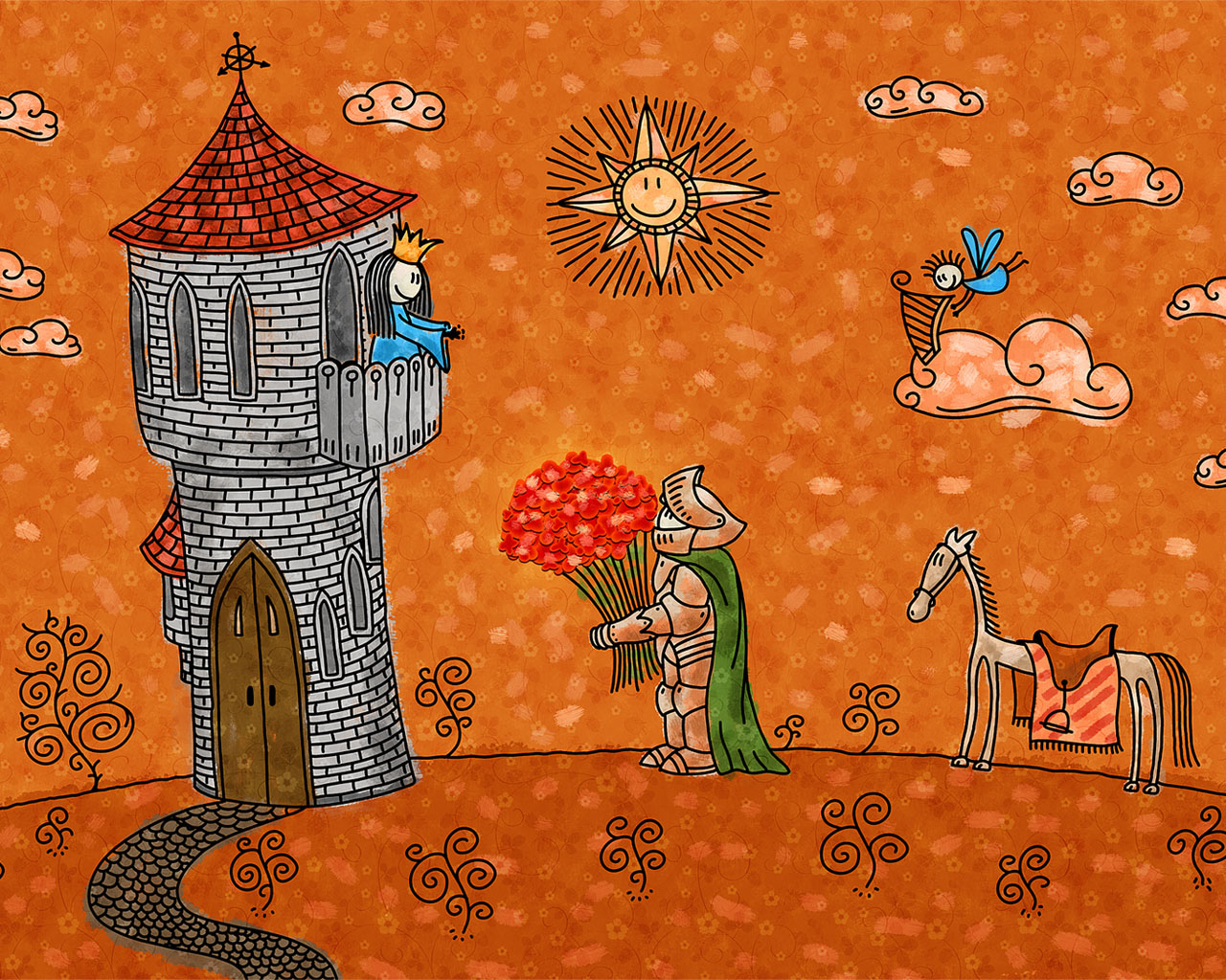 Принцесса и ухажер