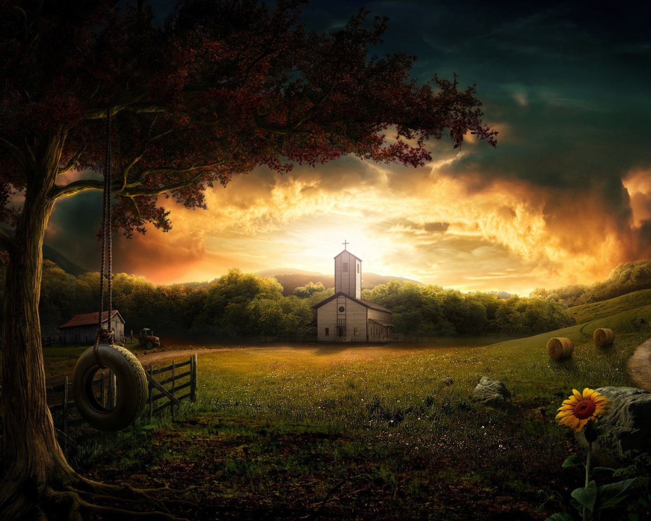 Деревенская церковь