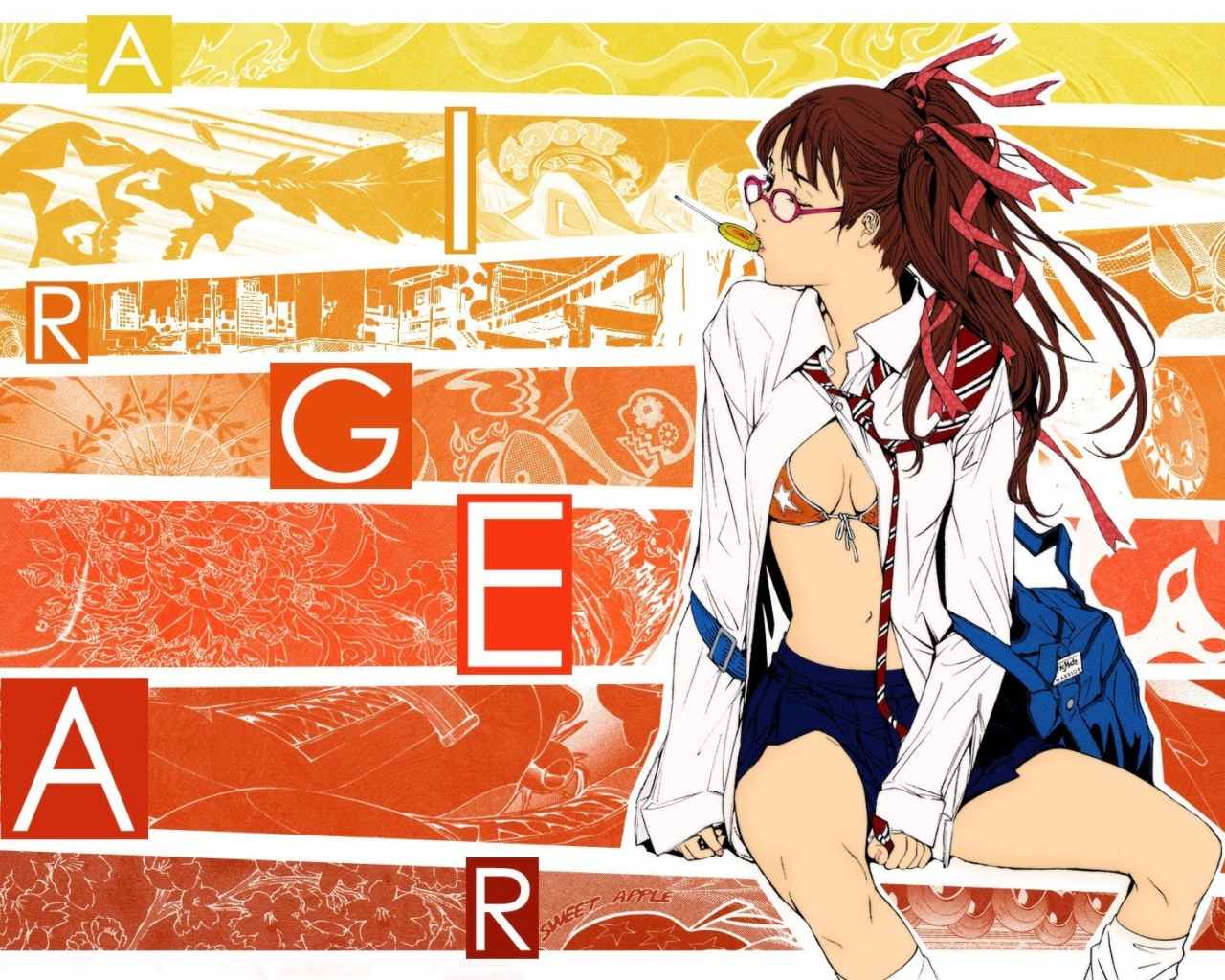 Девушка с леденцом