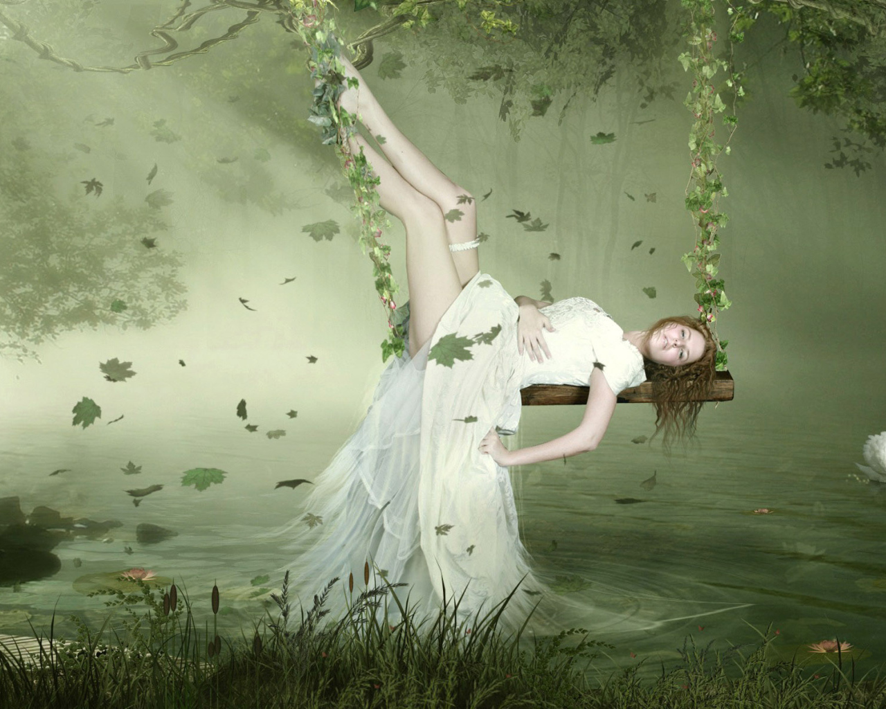 Белый лебедь