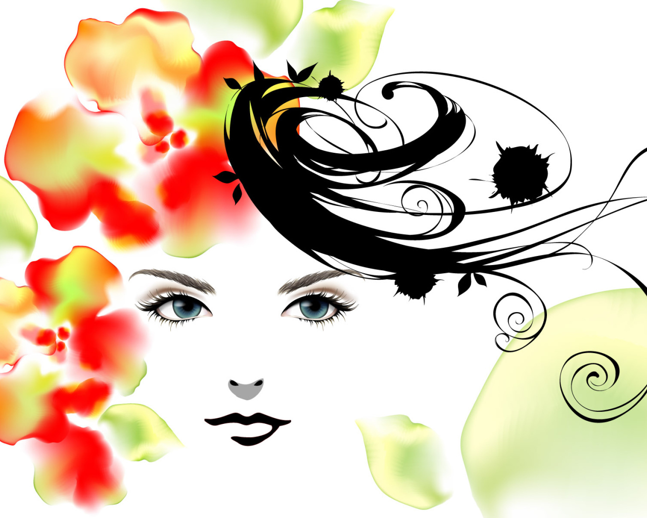 Рисованная дама