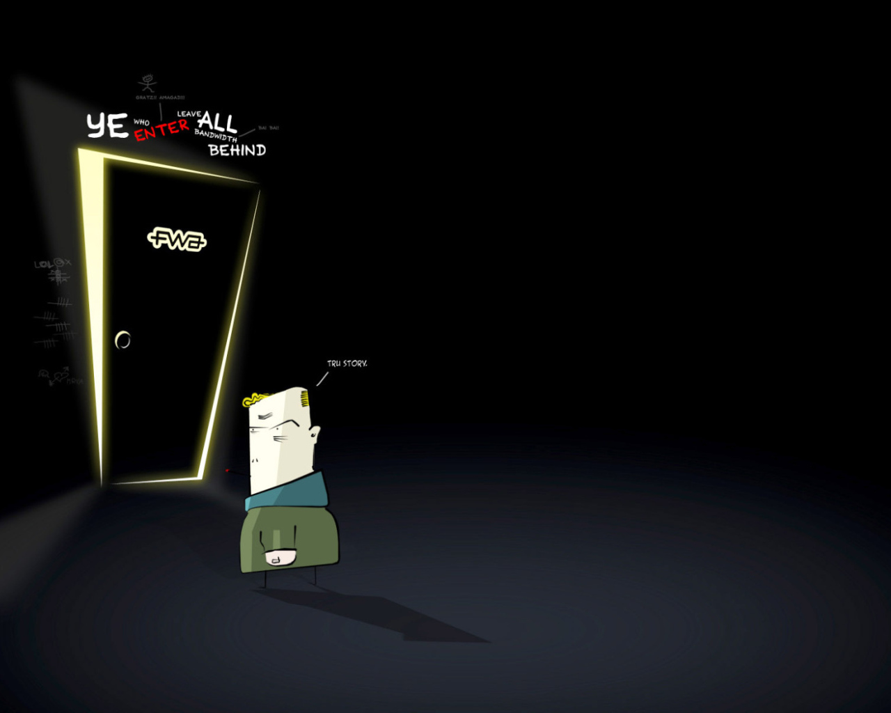 Задняя дверь