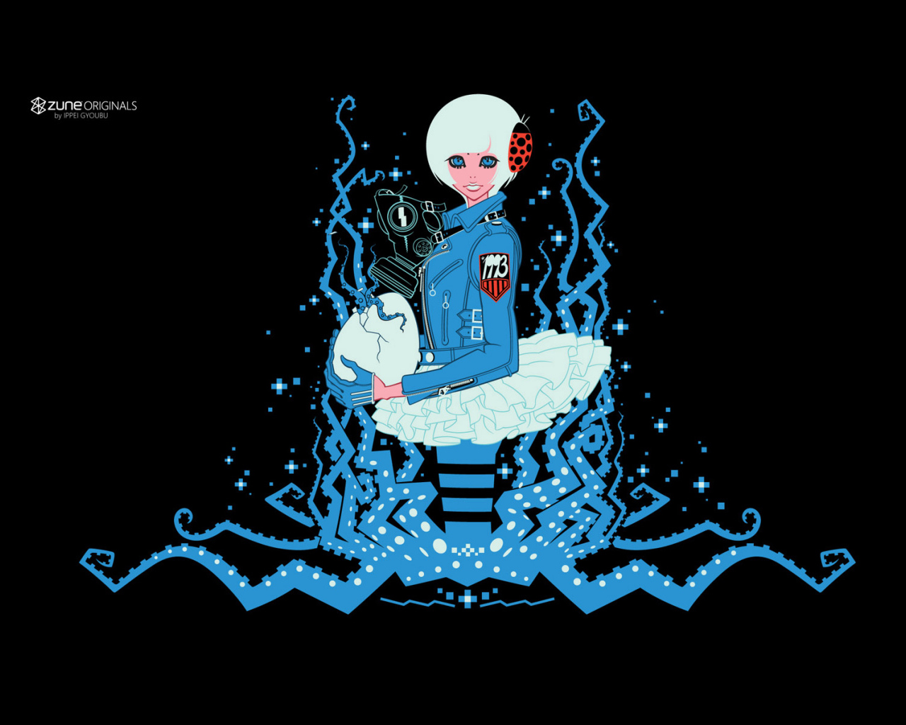 Векторная девчонка