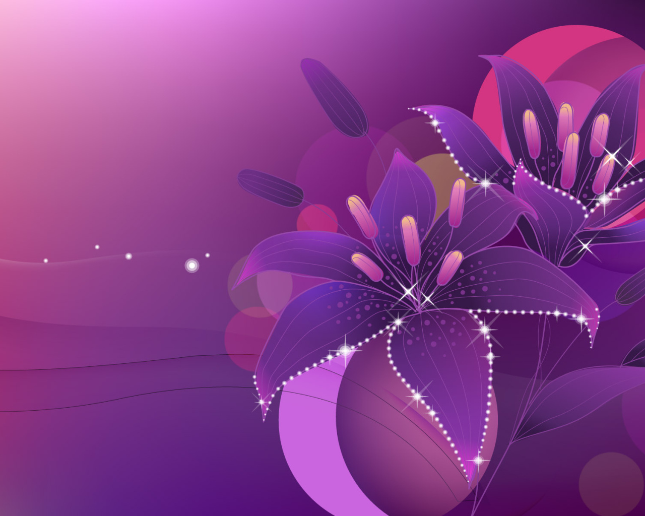 Фиолетовые цветы