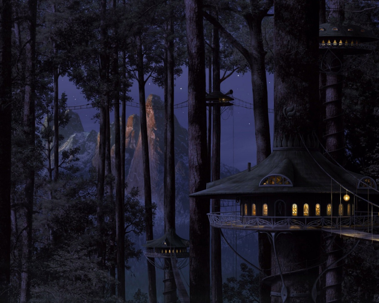 Дома лесных эльфов