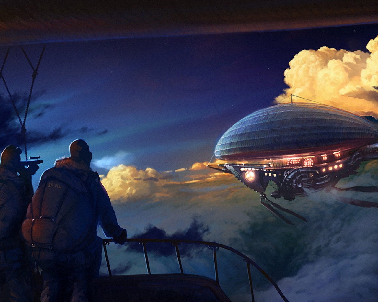 Погоня за летающим кораблем