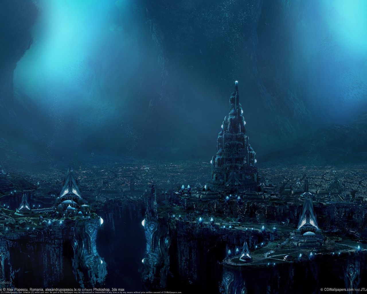 город в скале