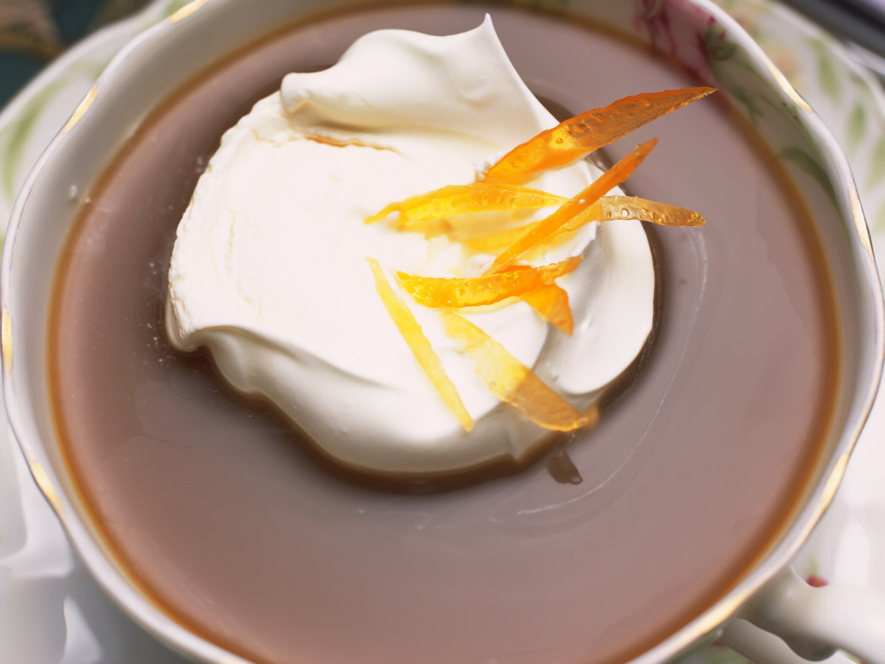 Чай со сливками