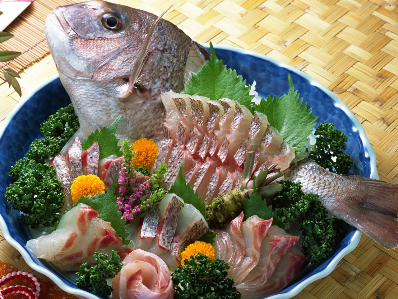 Красивое блюдо с рыбой