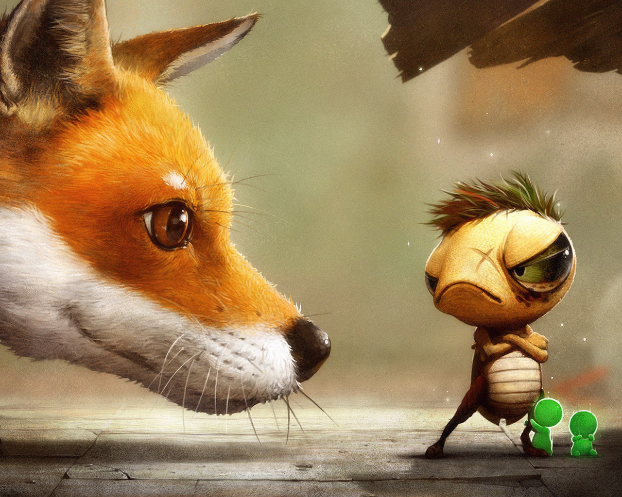 Лиса и жук неформал